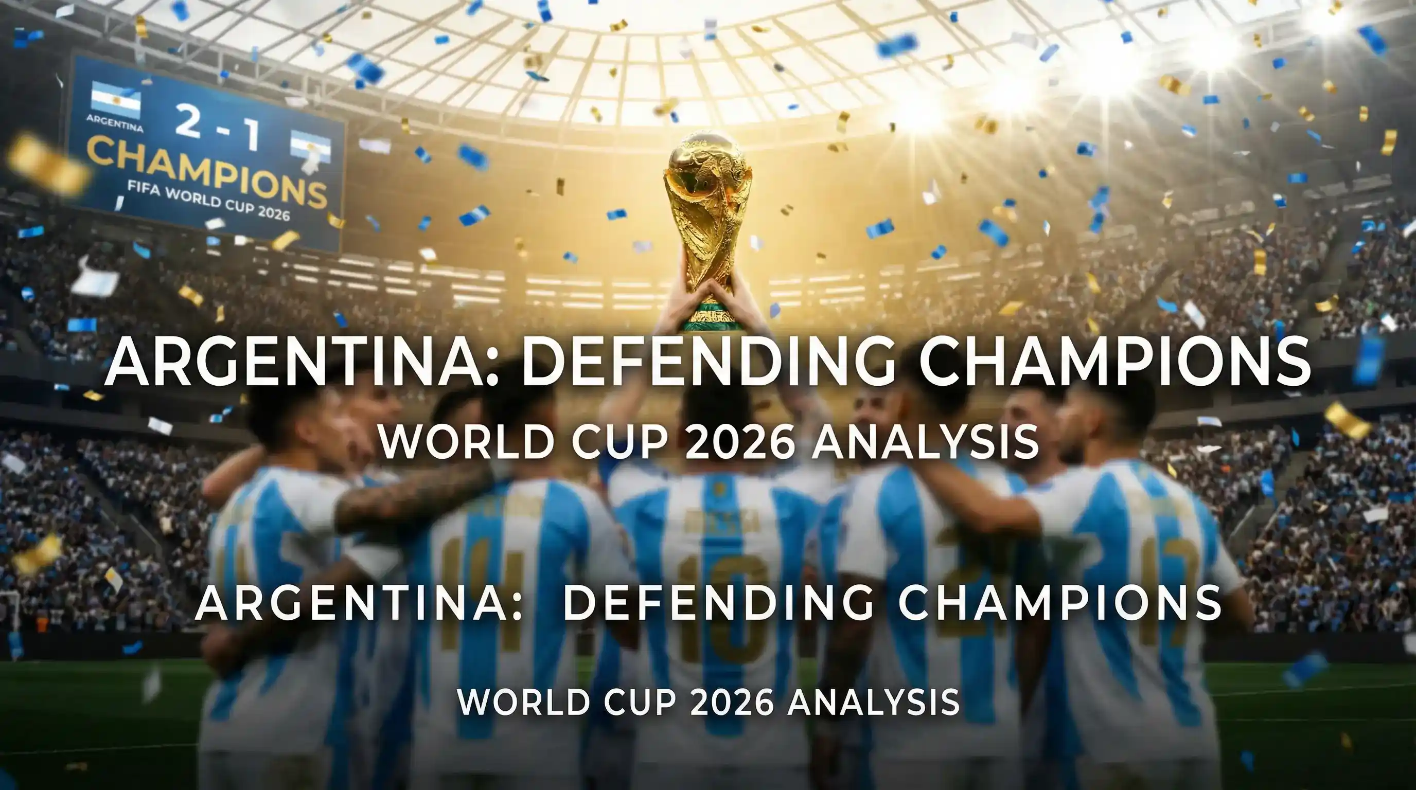 Argentinische Nationalmannschaft als Titelverteidiger bei der WM 2026