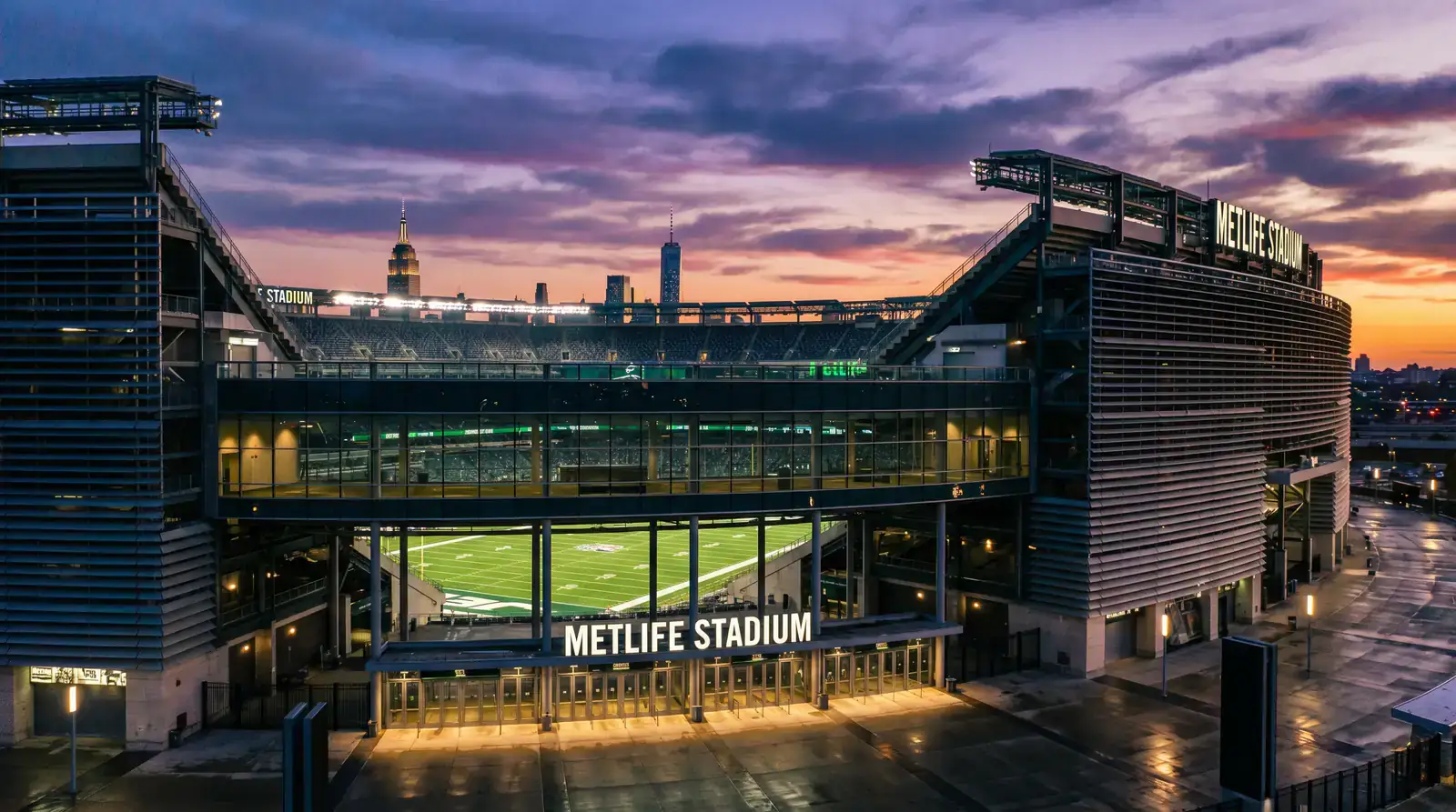 MetLife Stadium in East Rutherford, New Jersey – Austragungsort des WM 2026 Finales mit 82.500 Plätzen